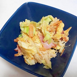 野菜と卵のチーズ炒め＋＋